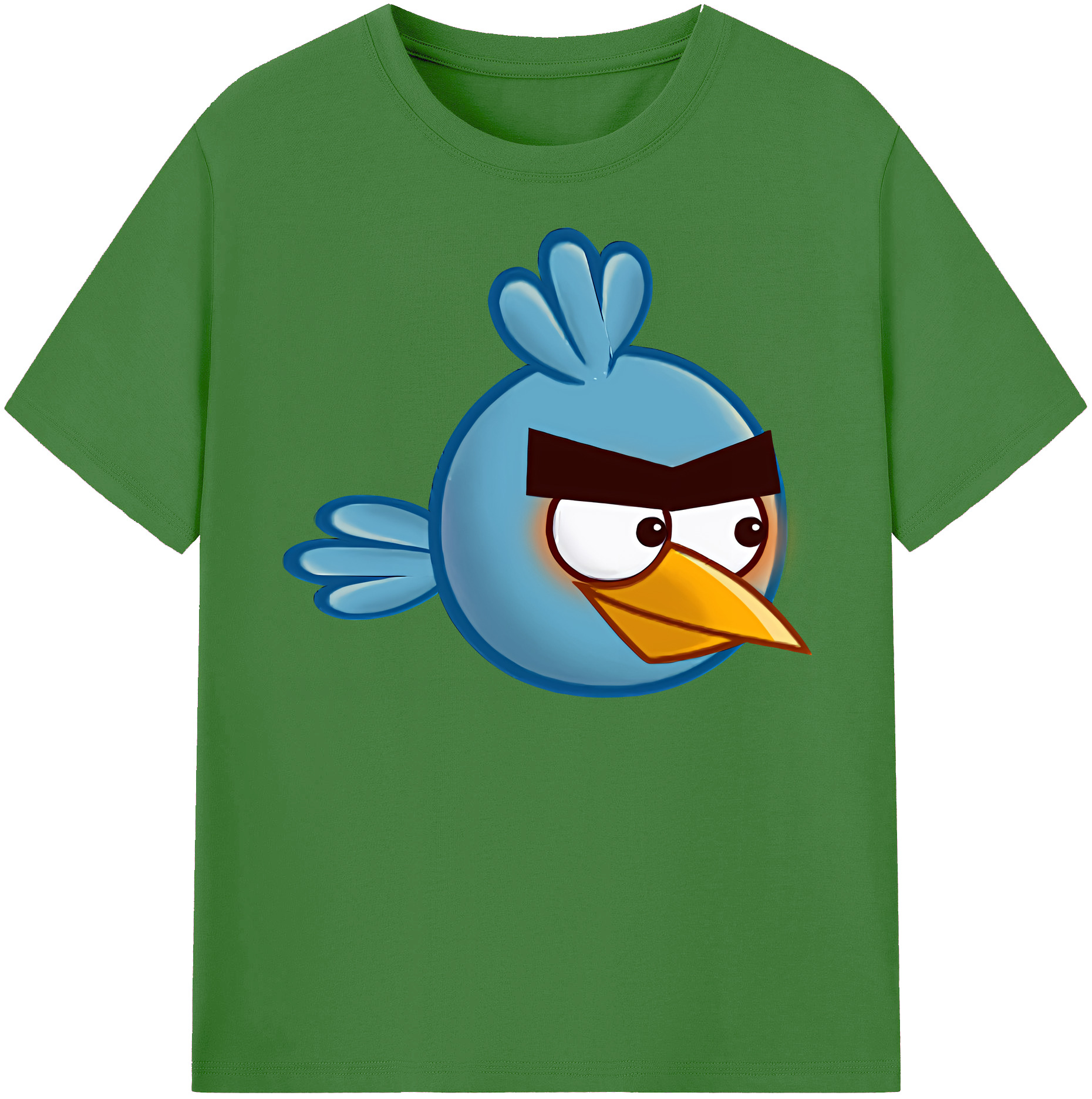 （画像用） Angry Birds アングリーバード レディースカジュアルプリントTシャツ（綿100％）